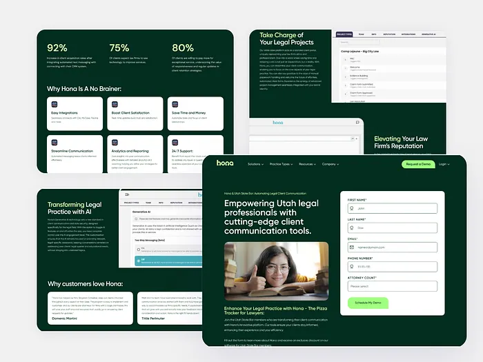 Hona website — built by Virdis